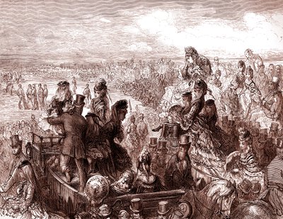 Viktorianisches London - Lords Cricket Ground von Gustave Dore